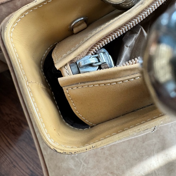 Christian Dior Malice bag in beige leather with gun metal tone hardware - Picture 13 of 14